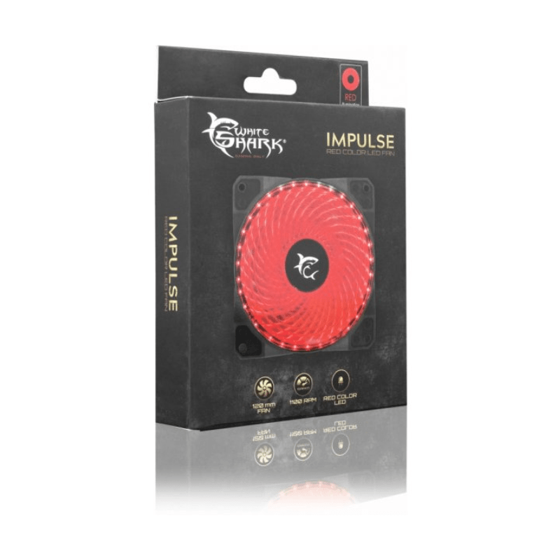 Ventilateur PC Gaming Impulse avec Led rouge