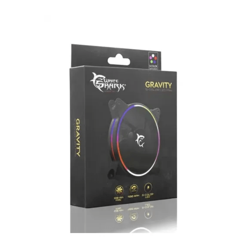 Ventilateur PC Gaming Gravity avec Led multicolore