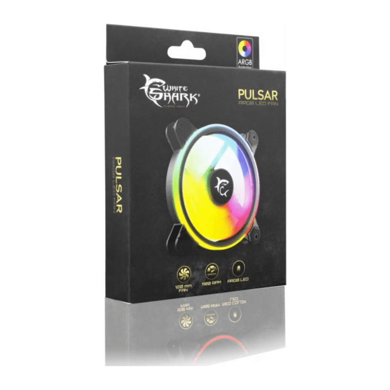 Ventilateur PC Gaming Pulsar avec Led multicolore