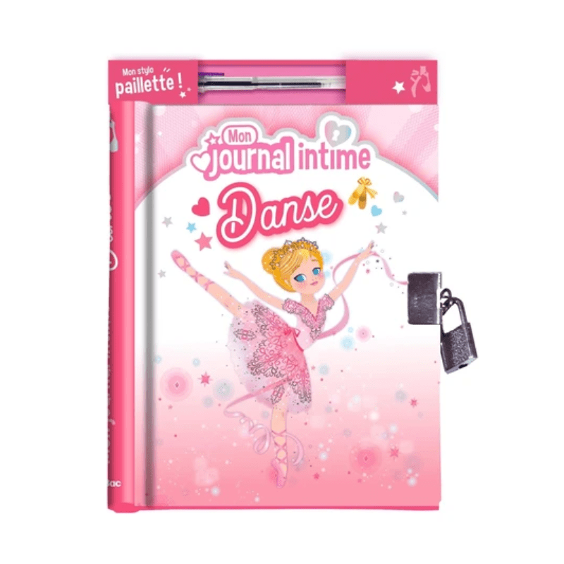 Mon journal intime Danse - Avec 1 stylo à paillettes