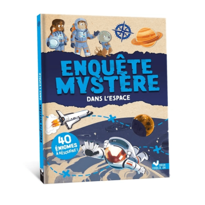 Enquête mystère dans l'espace - 40 énigmes à résoudre