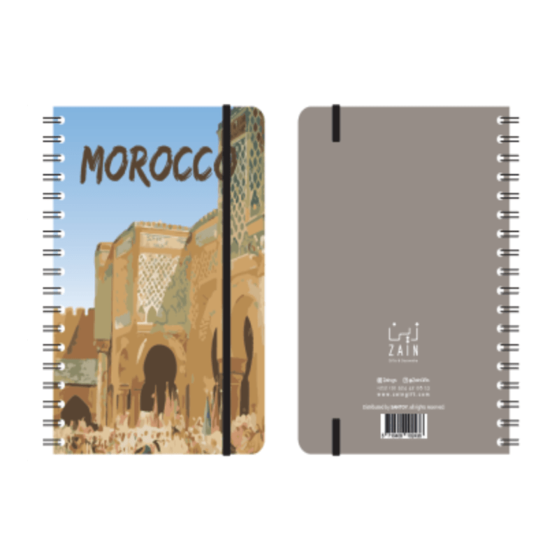 Notebook à spirale Morocco - Gris