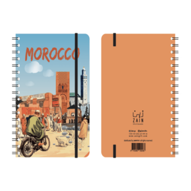 Notebook à spirale Morocco - Marron