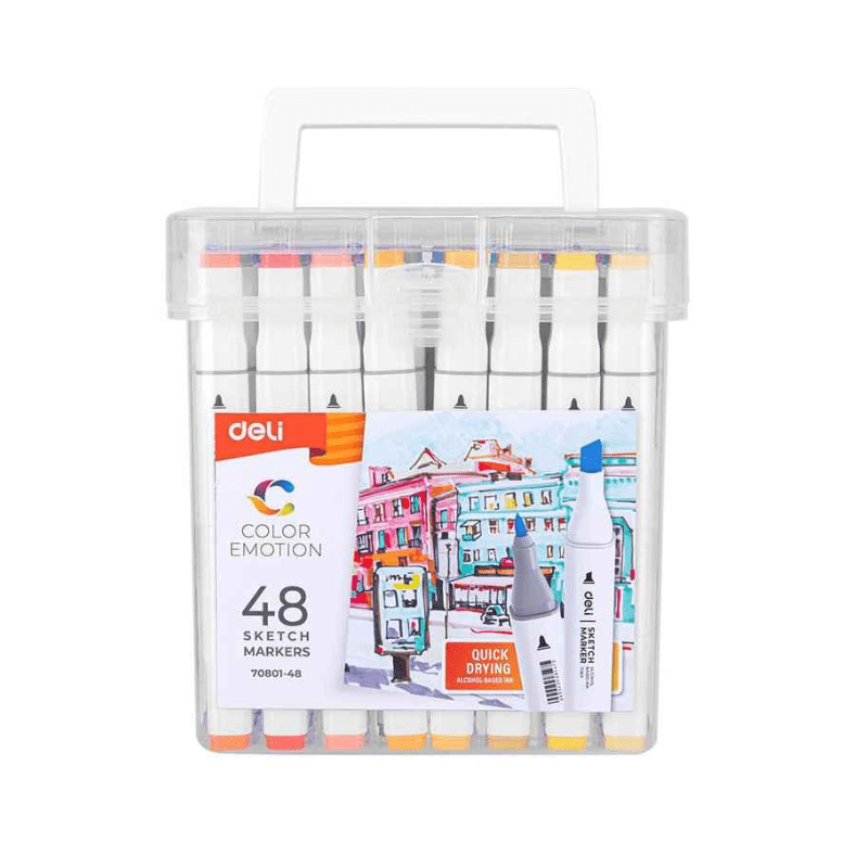 Set de marqueurs - 48 couleurs