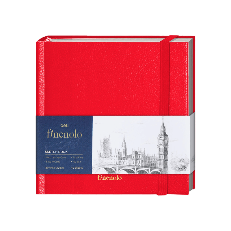 Bloc de dessin Finenolo A5 EC287 80 pages - Rouge