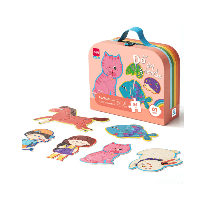 Puzzle avec effet lumineux - 54 pièces