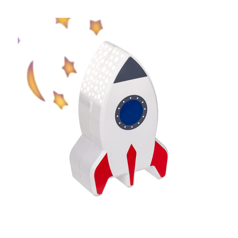 Veilleuse Rocket avec projecteur étoile
