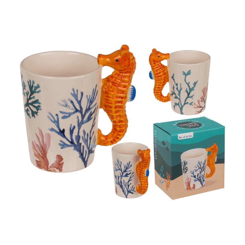 Mug Hippocampe en grès