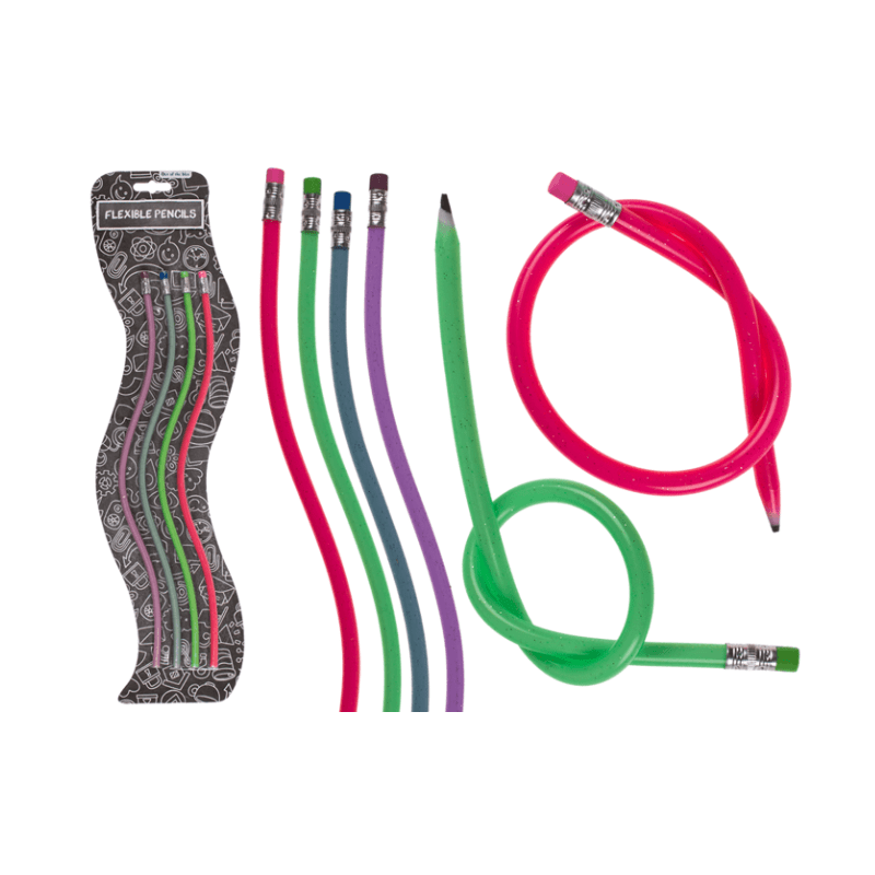 Lot de 4 Crayons papier flexibles