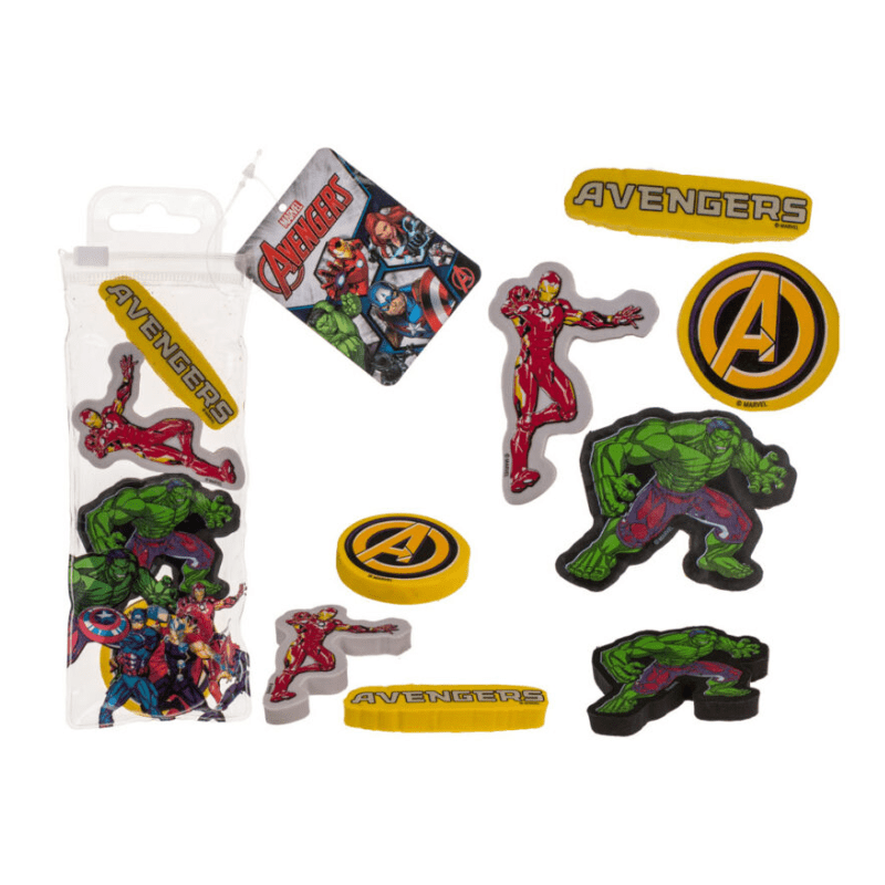 Set de 4 gommes Avengers