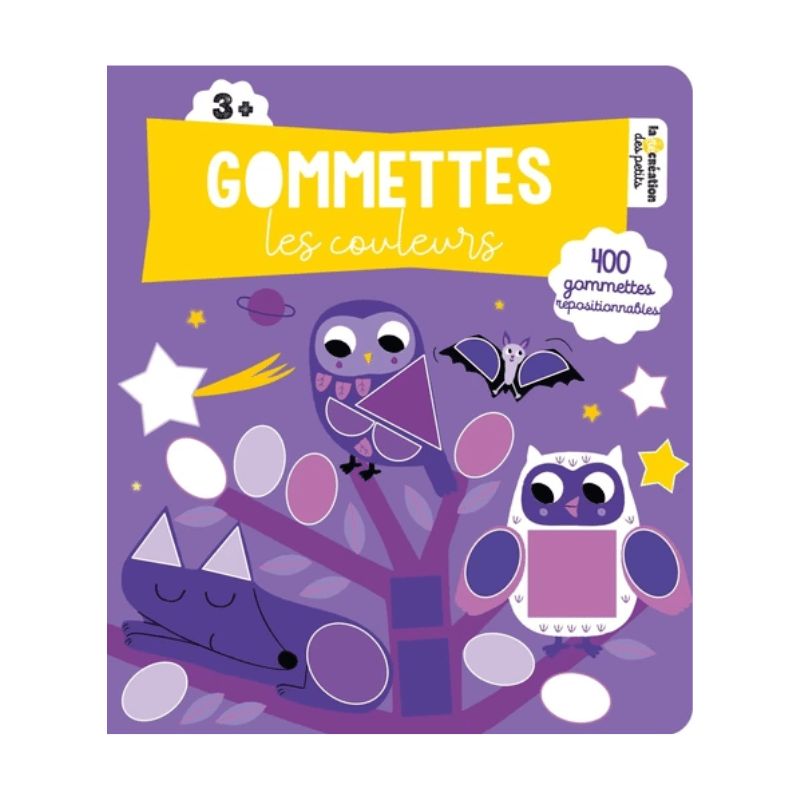 Gommettes les couleurs - 400 gommettes repositionnables