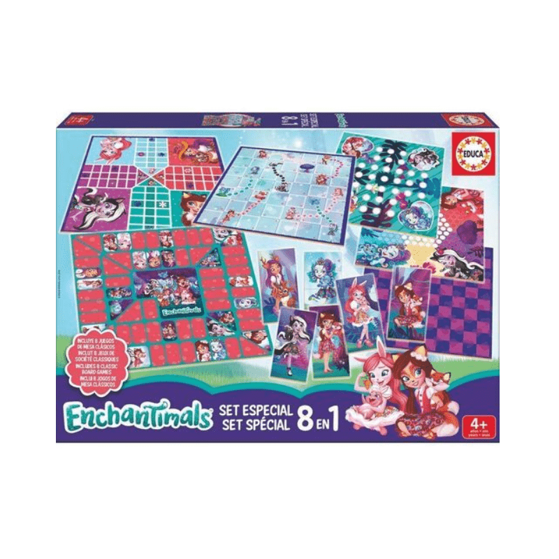 Set de jeux Enchantimals - Spécial 8 en 1