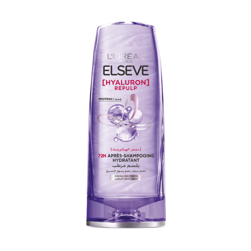 Après-Shampoing Elseve Hyaluron Repulp à l'acide Hyaluronique pour cheveux déshydratés - 200 ml