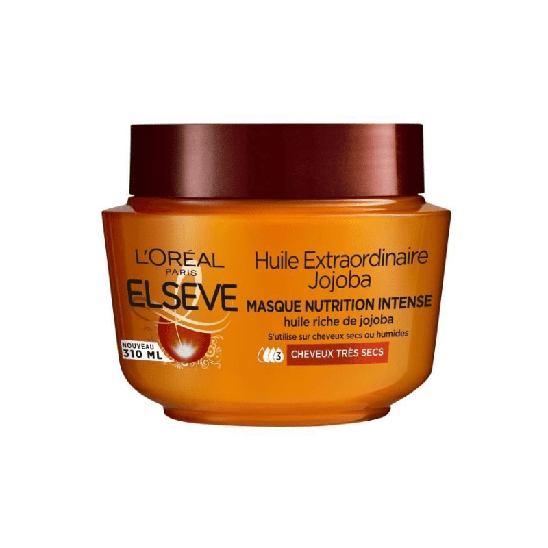 Masque nutrition intense Elseve - Huile extraordinaire Jojoba - 310 ml
