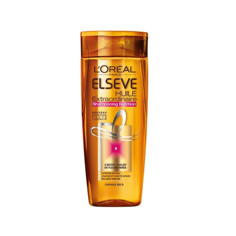 Shampoing nutrition intense Elseve Huile extraordinaire pour cheveux normaux à secs - 400 ml