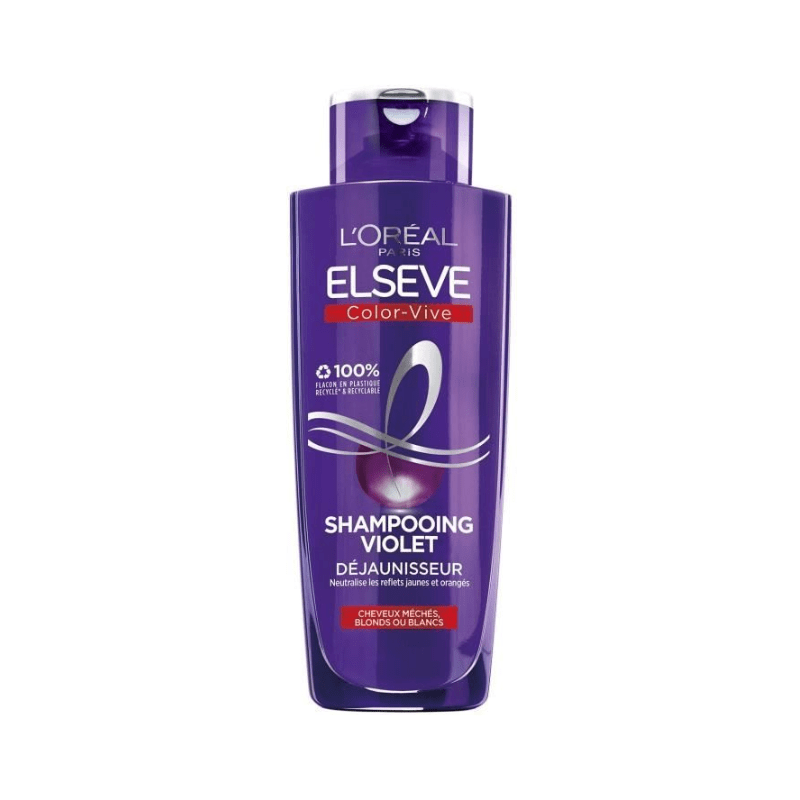 Shampooing Elseve Color-Vive Violet Déjaunisseur - 200 ml