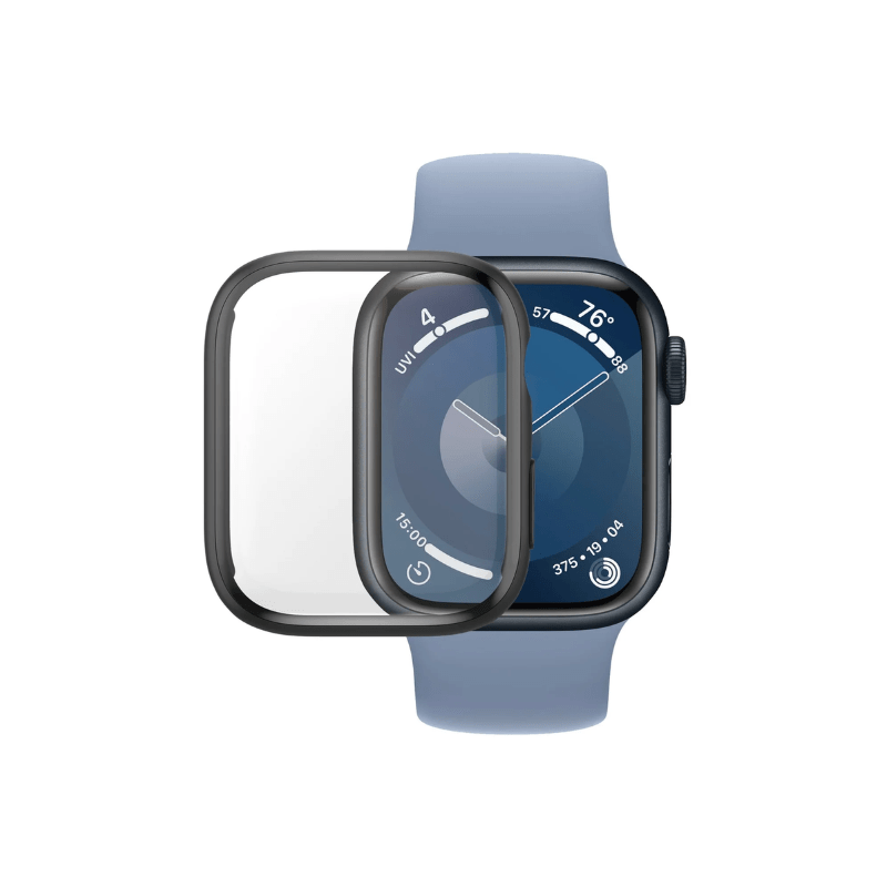 Protecteur d'écran complet avec D30 Pour Apple watch series 9 41 mm - Noir