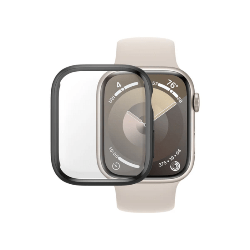 Protecteur d'écran complet avec D30 Pour Apple watch series 9 45 mm - Noir