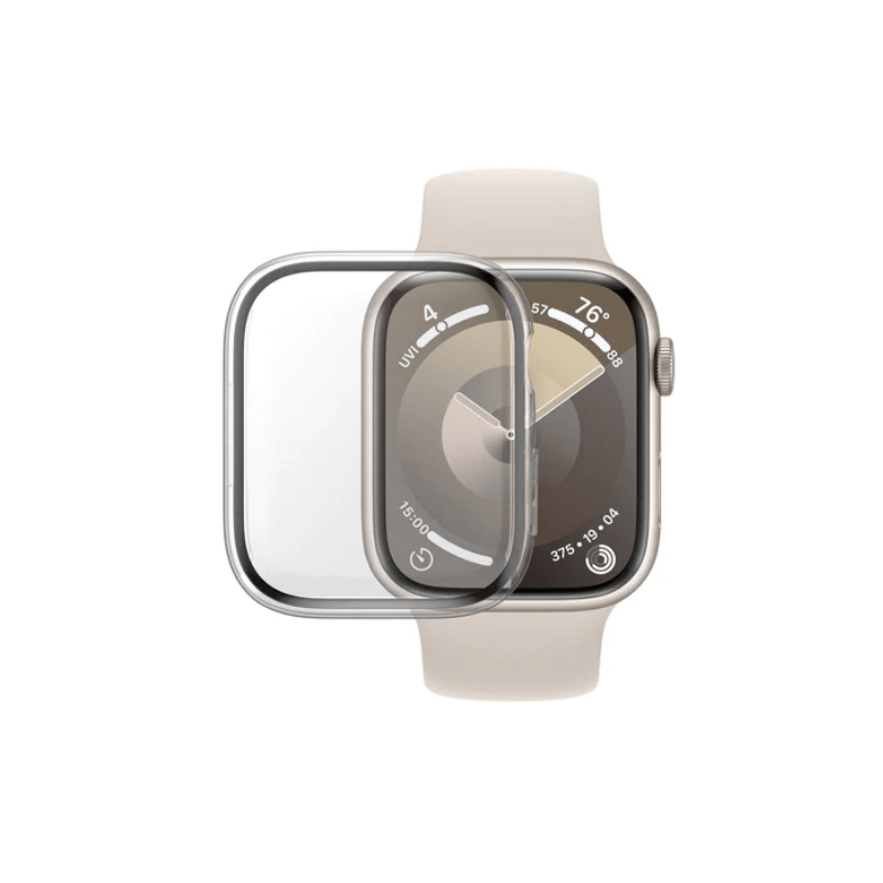 Protecteur d'écran complet avec D30 Pour Apple watch series 9 45 mm - Transparent