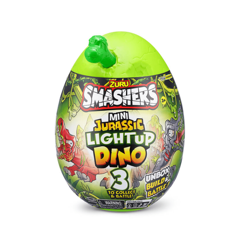 Jeu Smashers Mini œuf de Dinosaure lumineux Jurassic