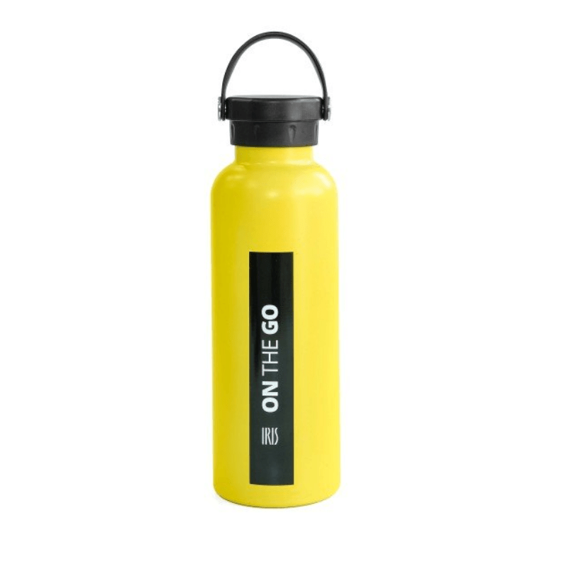 Bouteille isotherme On the go 750 ml - Jaune