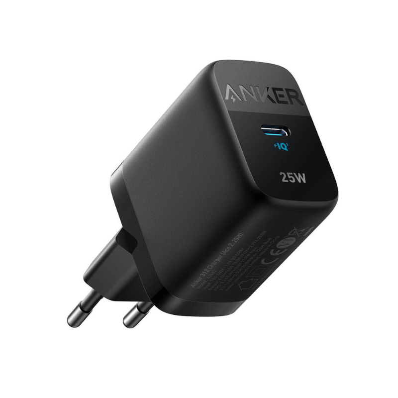 Chargeur mural USB-C 25 W - Noir