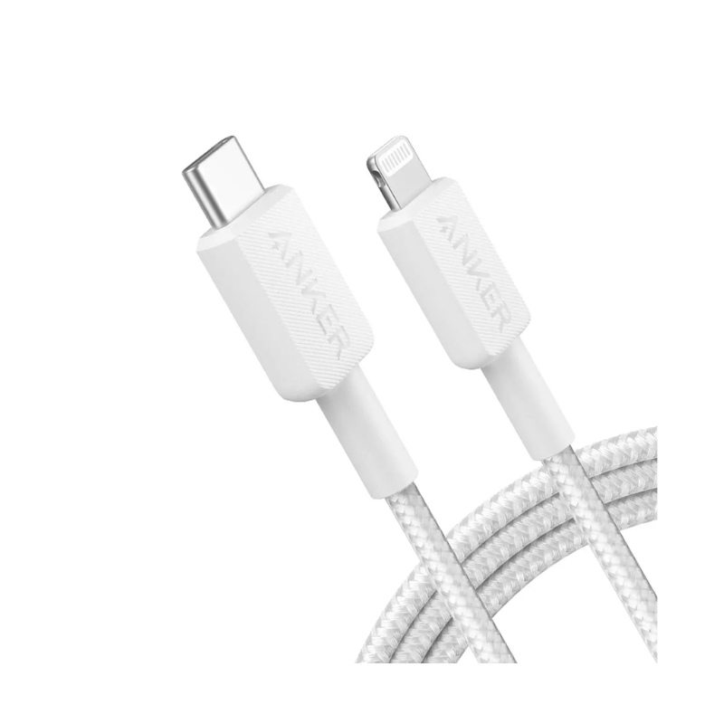 Câble USB C vers Lightning 1,8 m 60 W - Blanc