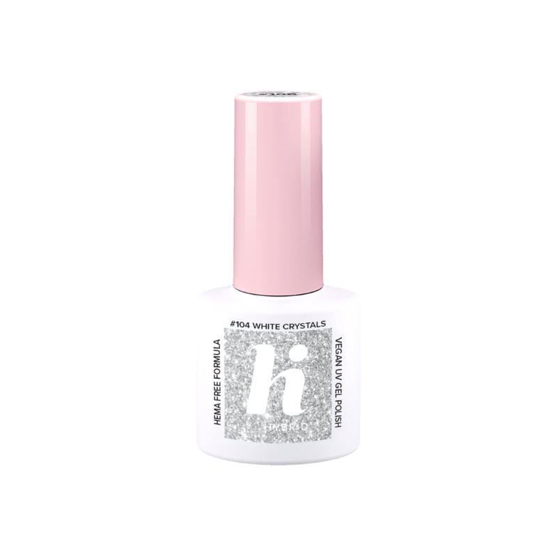 Vernis à ongles semi-permanent N°104 - White Crystals