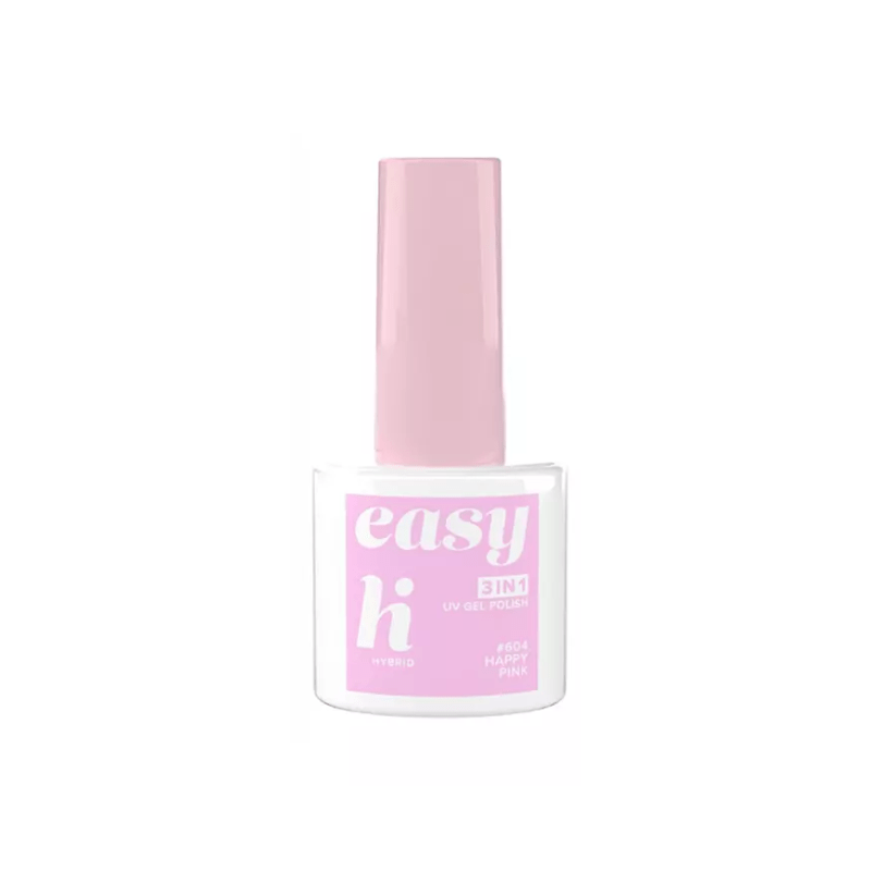Vernis à ongles semi-permanent Easy 3en1 N° 604 - Happy Pink