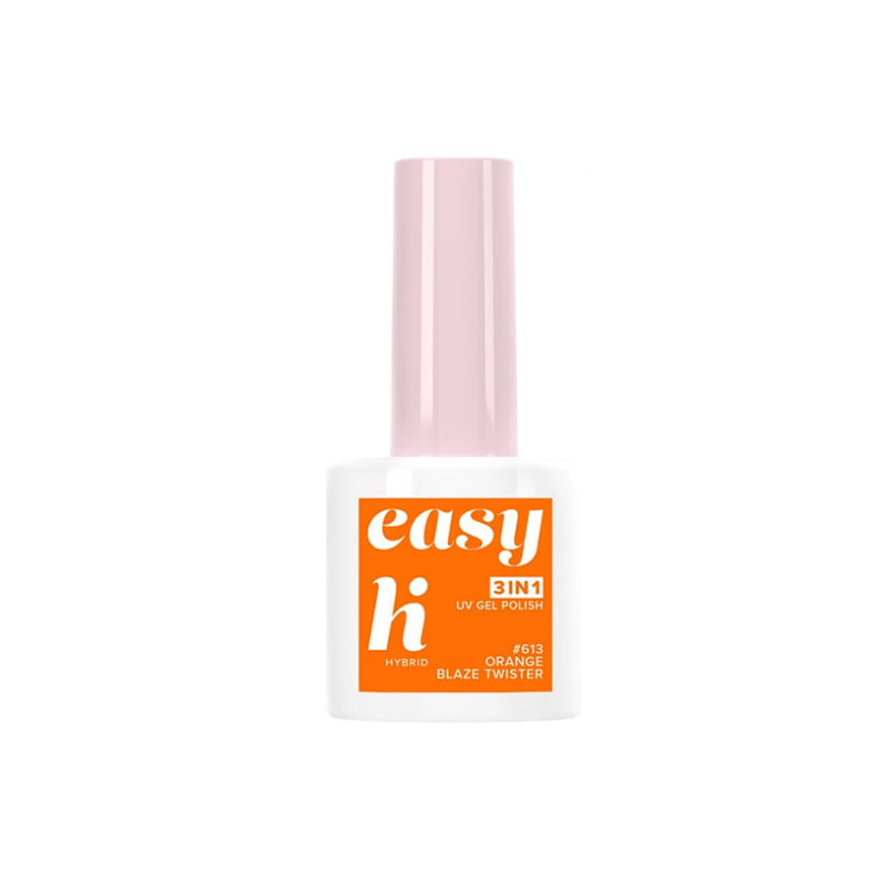 Vernis à ongles semi-permanent Easy 3en1 N° 613 - Orange Blaze Twister