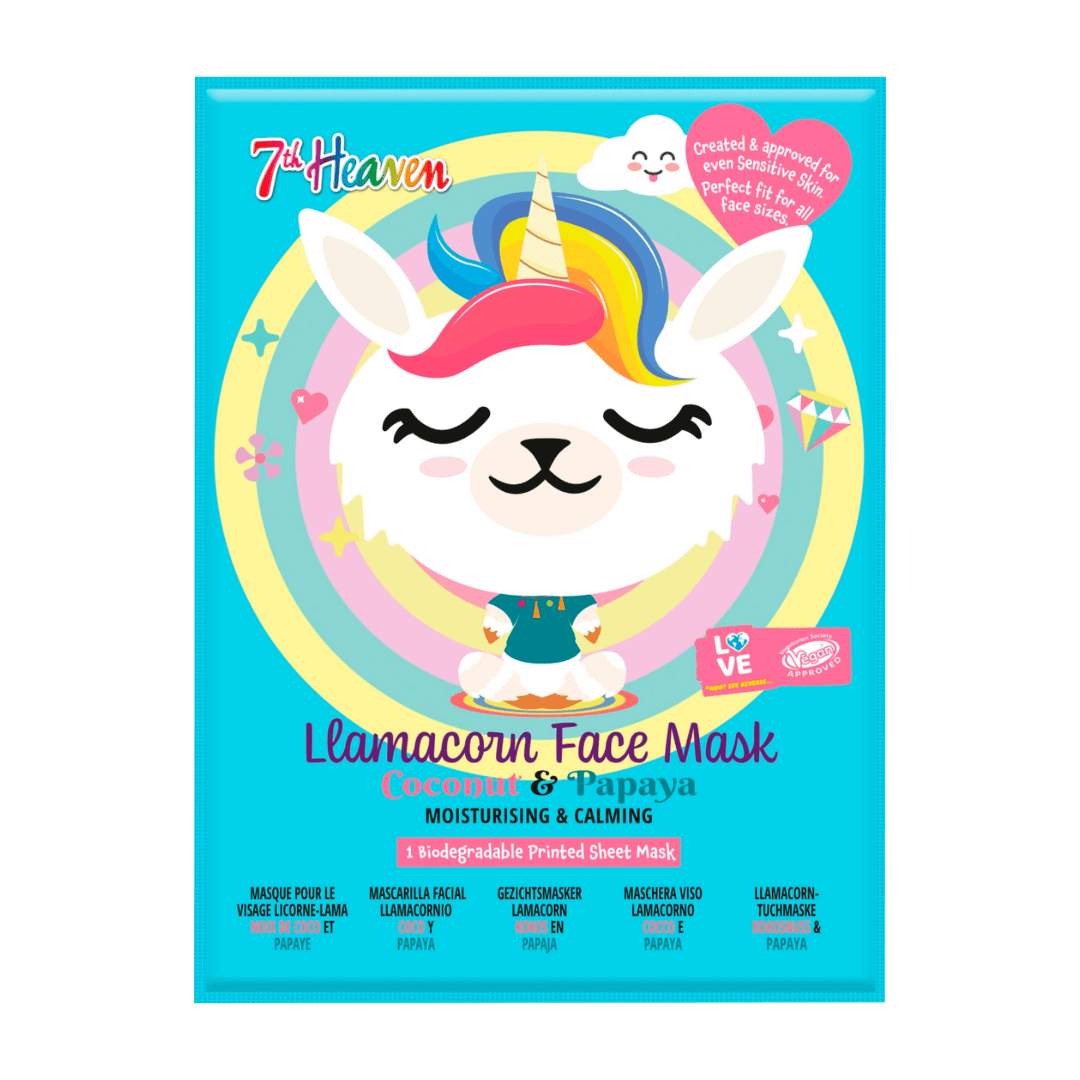 Masque en tissu Llamacorn