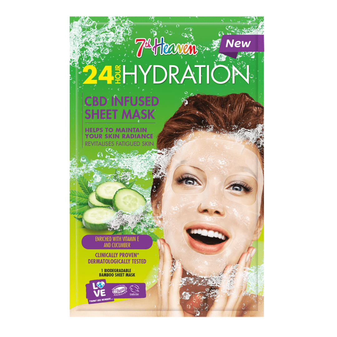 Masque en tissu infusé au cbd - Hydratation 24 h