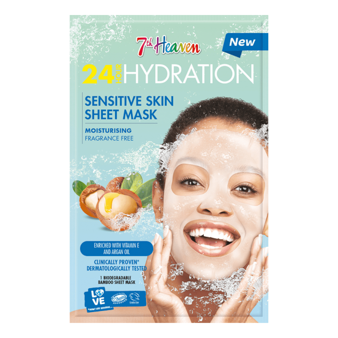 Masque en tissu pour peau sensible - Hydratation 24h