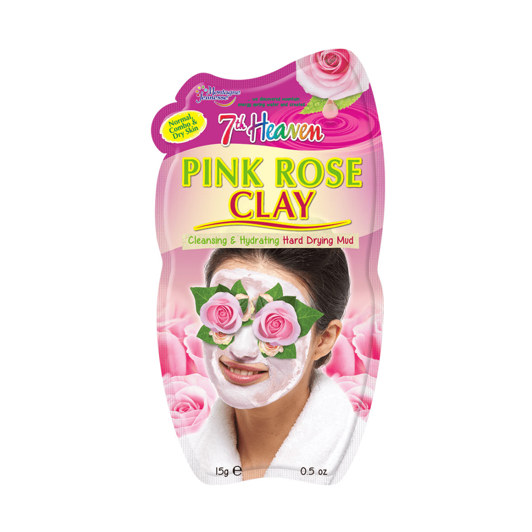 Masque visage à l'argile rose