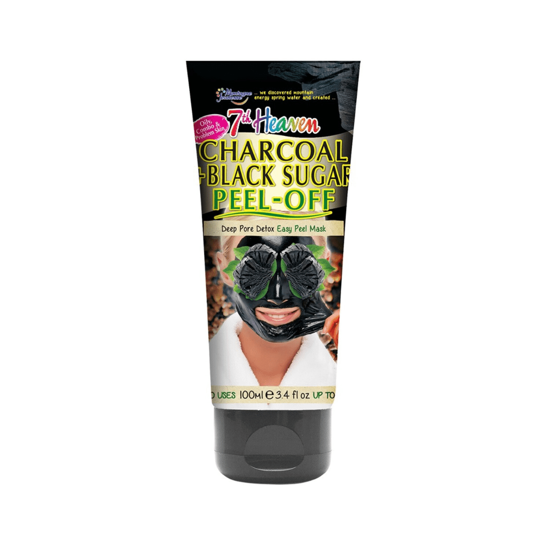 Masque visage au charbon et au sucre noir