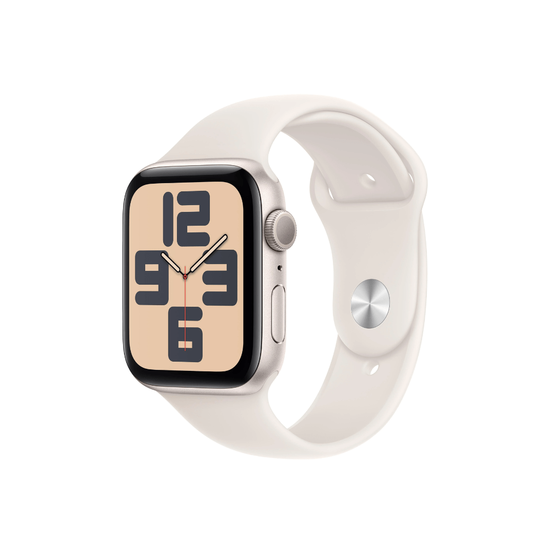 Apple Watch SE GPS 44mm - Starlight Sport Band - M/L