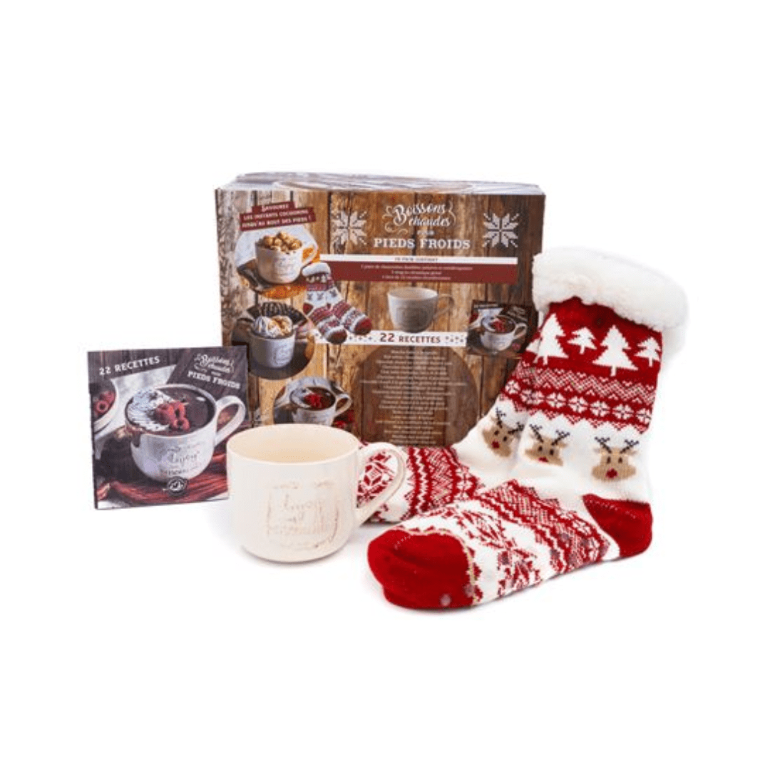 Coffret Boissons chaudes pour pieds froids - Rouge