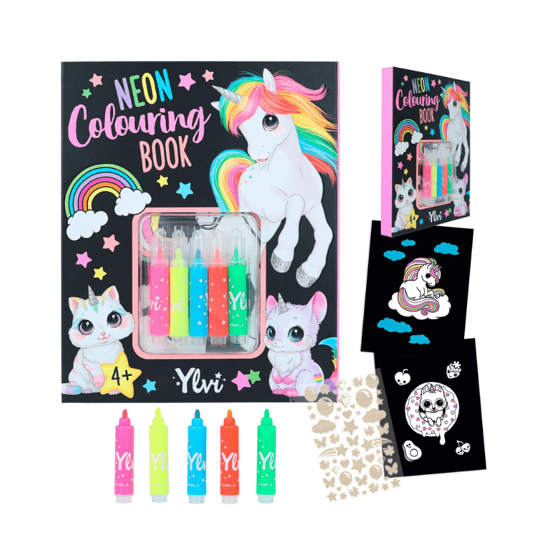 Album de coloriage néon Ylvi