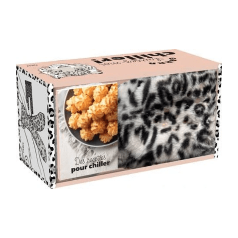 Coffret Grrrr, laissez-moi chiller ! Avec 1 paire de chaussettes doudou et 1 livre de recettes gourmandes