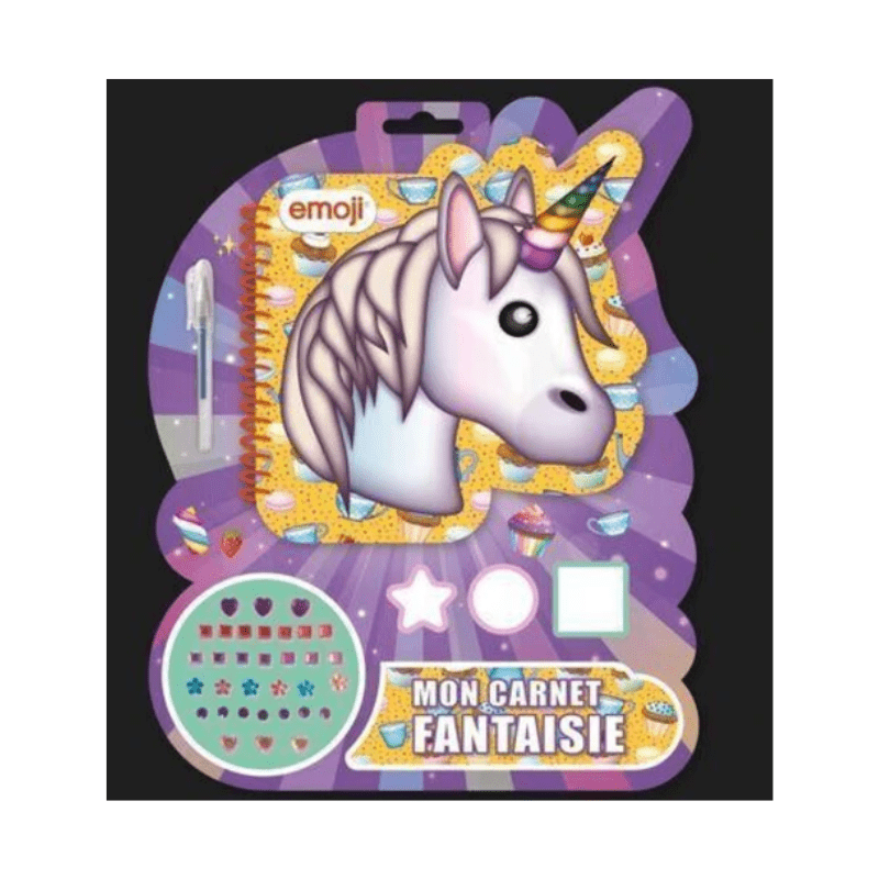 Carnet Fantaisie Emoji