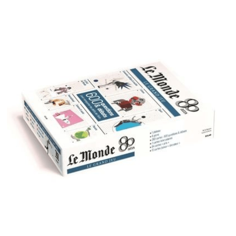 Le Grand Jeu du Monde : 1 plateau de jeu + cartes + 6 pions