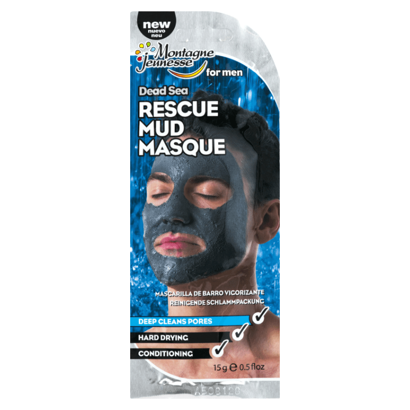 Masque visage pour hommes Montagne Jeunesse Rescue Mud