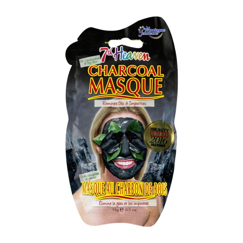 Masque visage au charbon