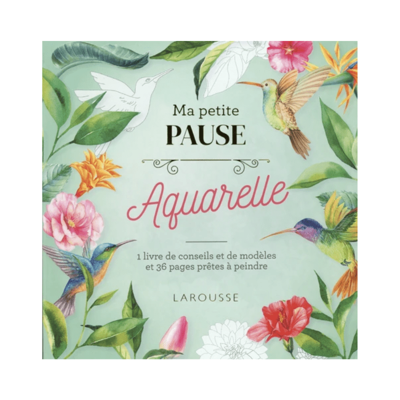Ma petite pause Aquarelle - 1 livre de conseils et de modèles