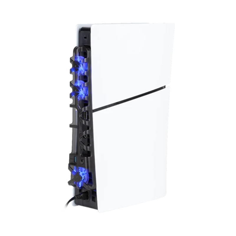 Ventilateur de refroidissement pour console PS5 Slim - Éclairage LED bleu