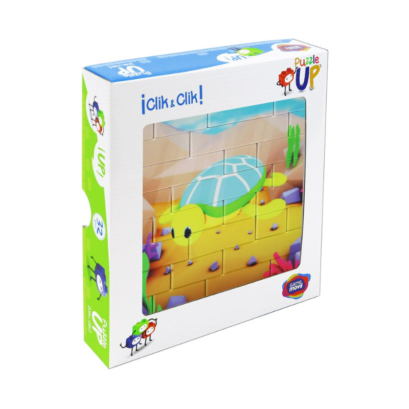Puzzle Up Tortue - 32 pièces