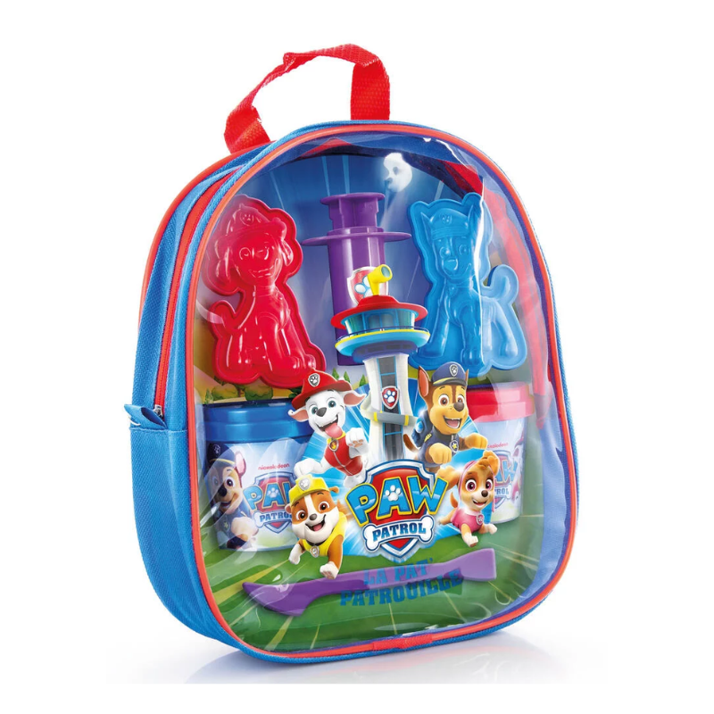 Sac à dos Pat patrouille garni de pâte à modeler et accessoires